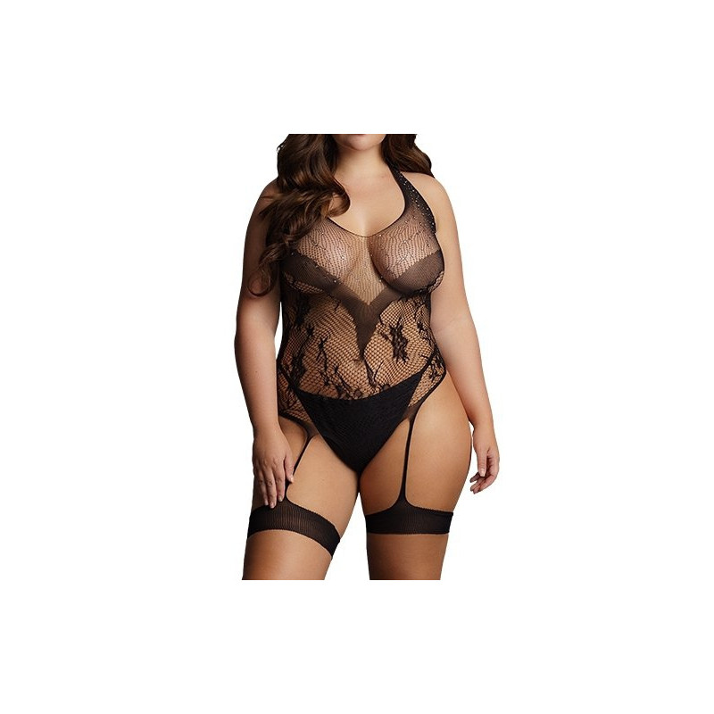 Le Désir Body Porte-Jarretelles CROTCHLESS Noir